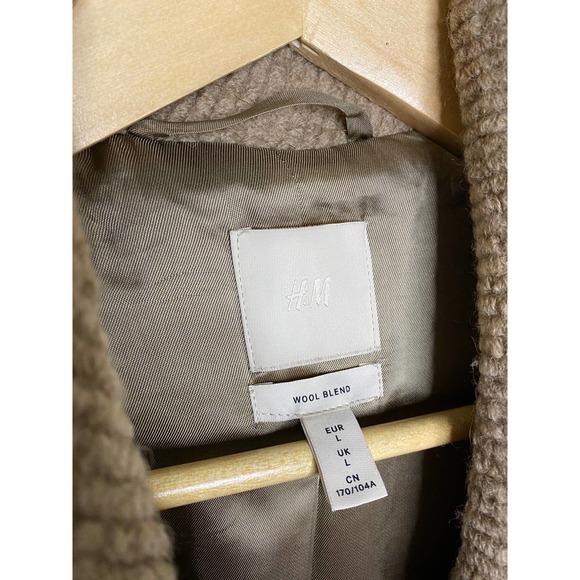 H&M Tan Pea Coat - Picture 3 of 9